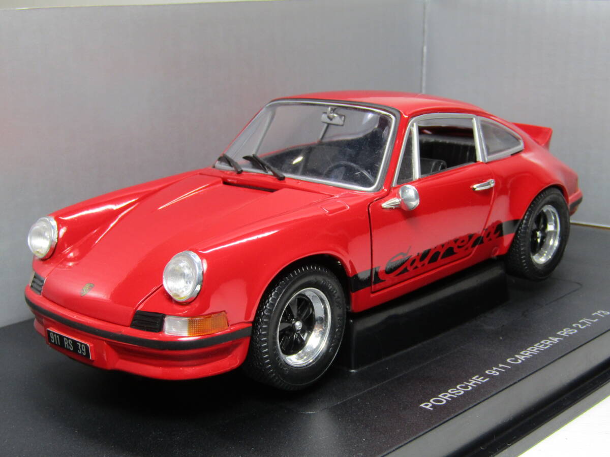 Porsche 911 Carrera RS 1/18 ポルシェ911 1973 ナナサン カレラ 赤 RS 2.7 EAGLES RACE製 911RS 当時物 アロイホイール ダックテール