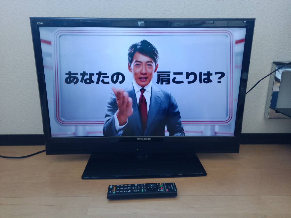 .[ бесплатная доставка ] Mitsubishi жидкокристаллический телевизор 32 type 2013 год производства тонкий 