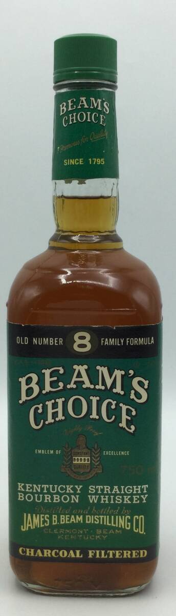 U15☆【未開栓】BEAM'S CHOICE 8 ビームズ・チョイス バーボン ケンタッキー ウイスキー 750ml 40% 洋酒 古酒 ☆_画像1
