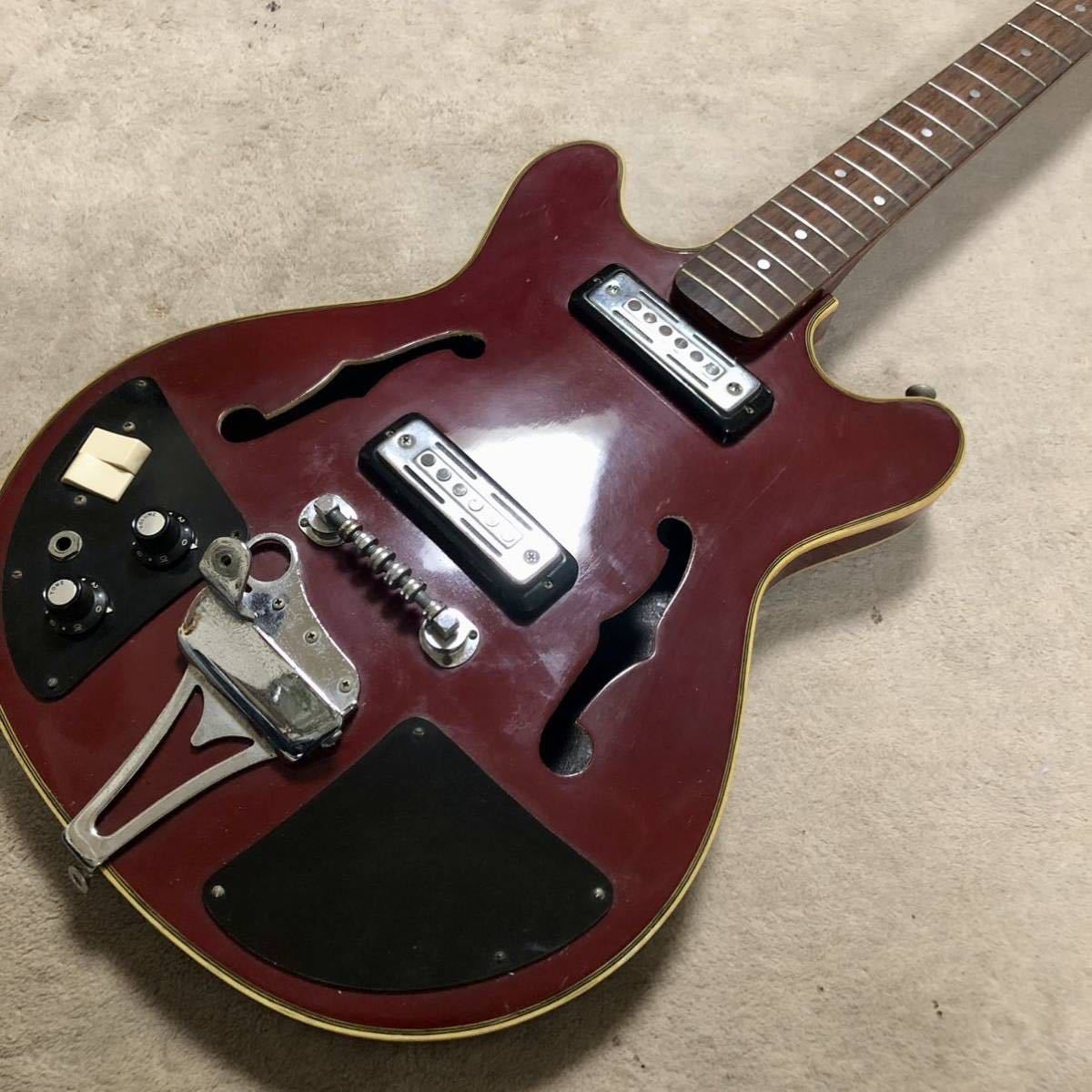 Yahoo!オークション - Teisco EP-2 1950~60年代 日本製 フルアコ Yahoo!オークション - Teisco EP-2 1950~60年代 日本製 フルアコ