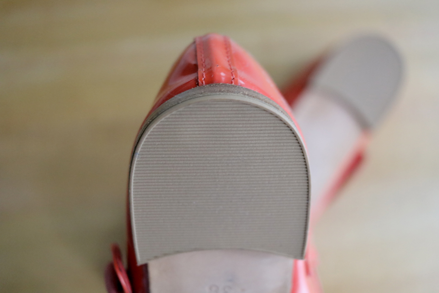  France old clothes repetto Repetto 1 strap shoes red enamel Liome Lee je-n38 France movie. like . Western-style clothes ballet shoes 