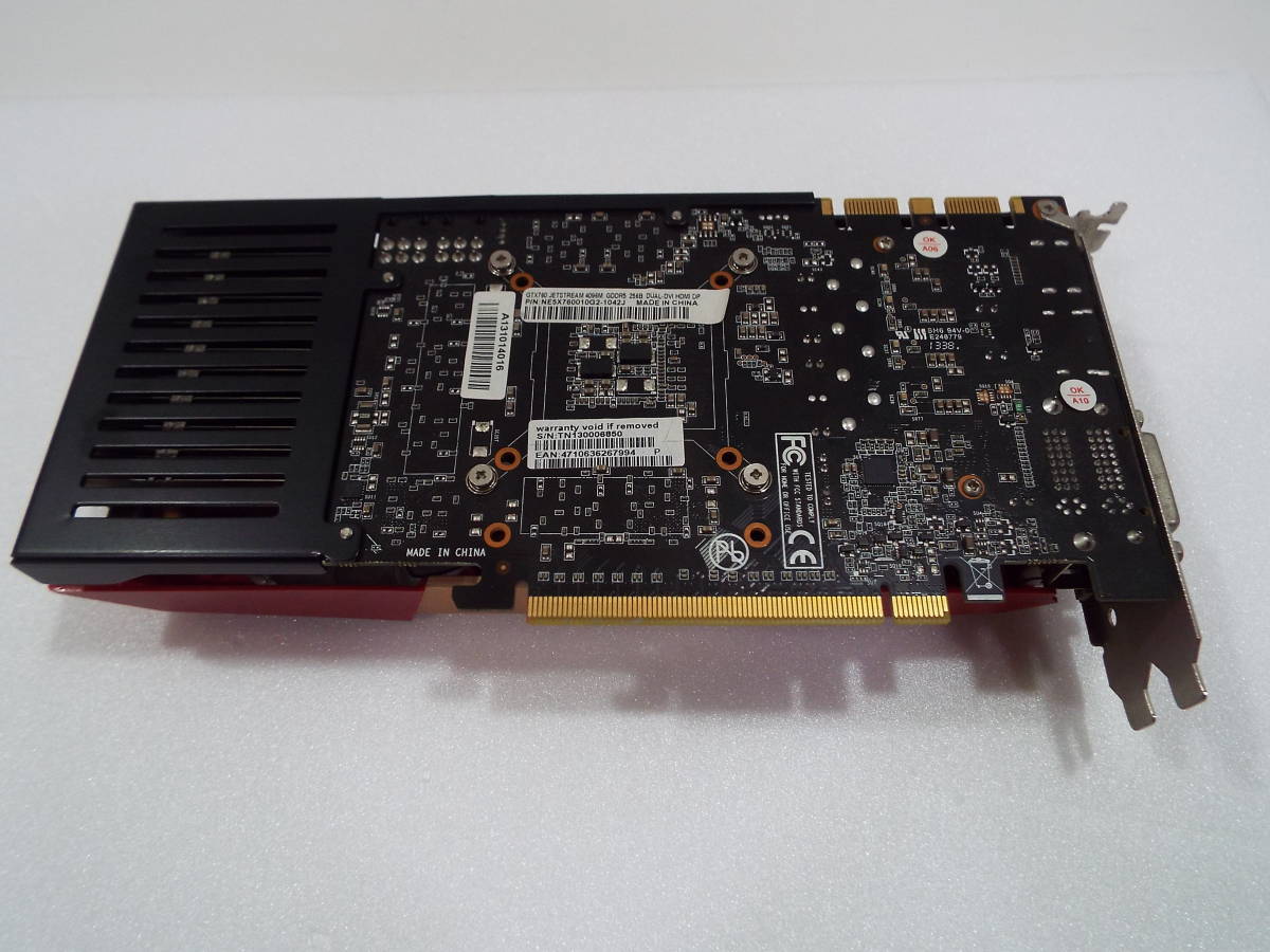 Palit JETSTREAM GTX760 4GB E5X760H1042-1042J ビデオカード PCIE グラボ _画像6