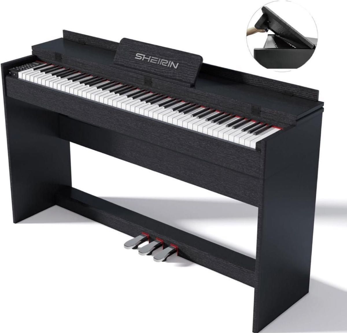 電子ピアノ 88鍵盤 カバー 人気 スタンド ランキング 初心者　練習用 電子ピアノ 直 88鍵盤