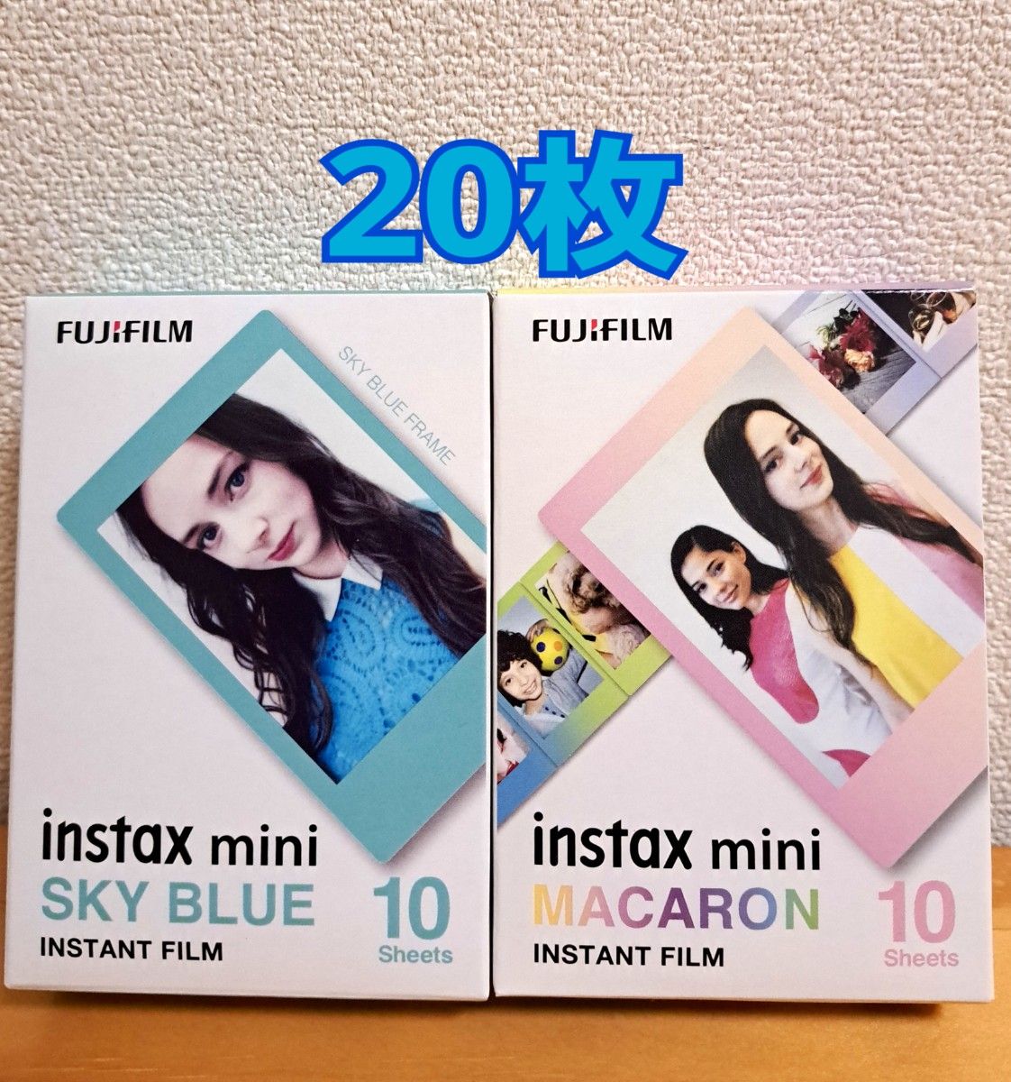 【期間限定特価！】チェキ フィルム instax mini インスタックスミニ 20枚 新品未使用