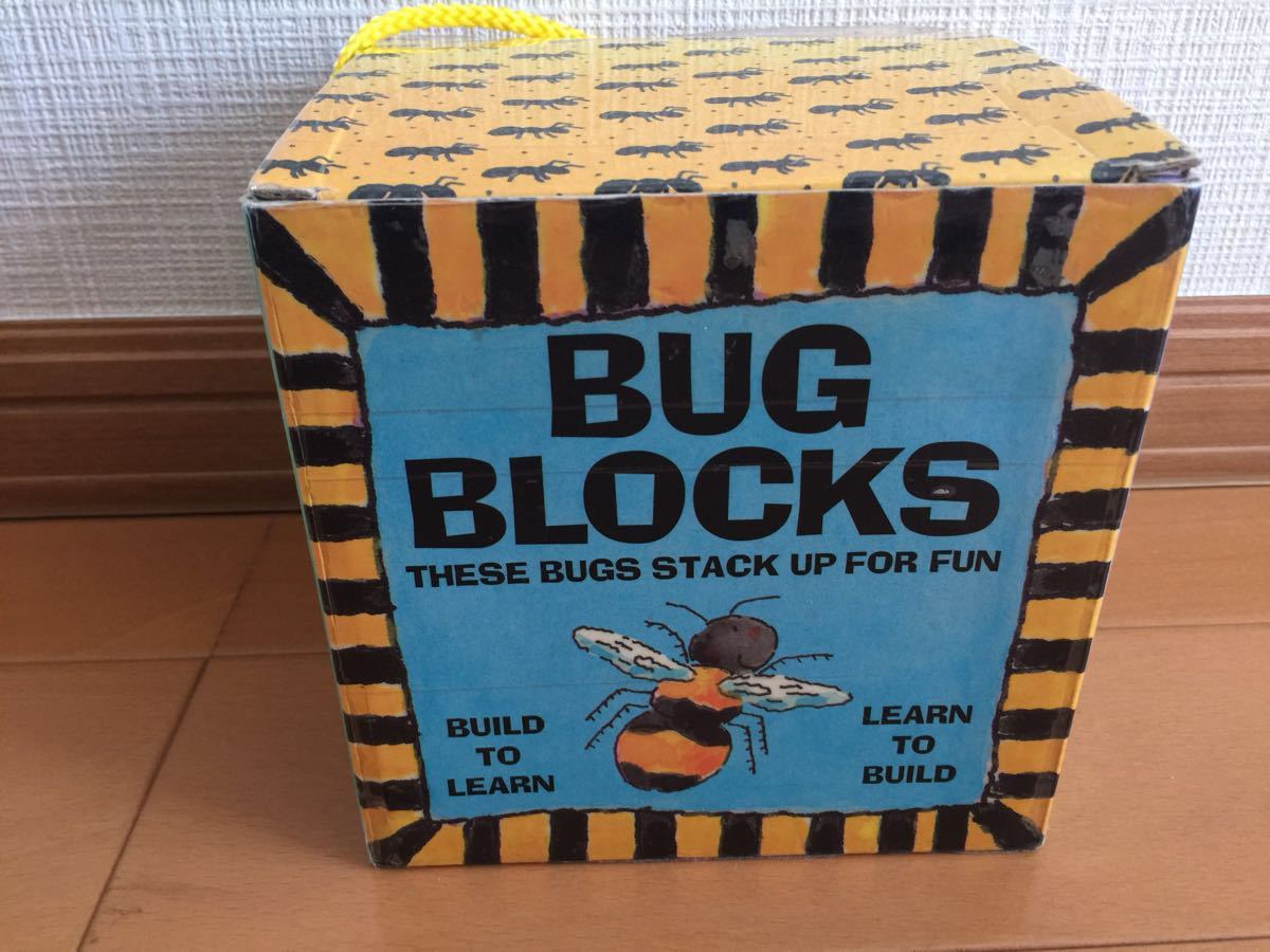 昆虫 bug blocks ブロック 数字 英語 絵本 ボックス型 算数 積み木_画像5