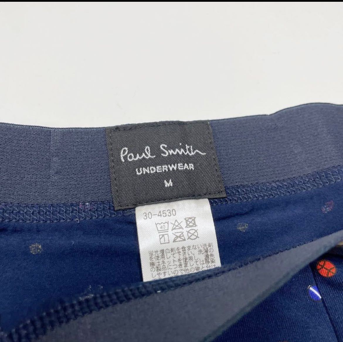 16★送料無料★新品★Paul Smith ポールスミス★ショート ボクサー スポーツ★Mサイズ 紺 ネイビー★トランクス★パンツAA_画像3