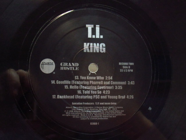 T.I. King ATLANTIC GRAND HUSTLE LP2枚組 管理D05の画像9