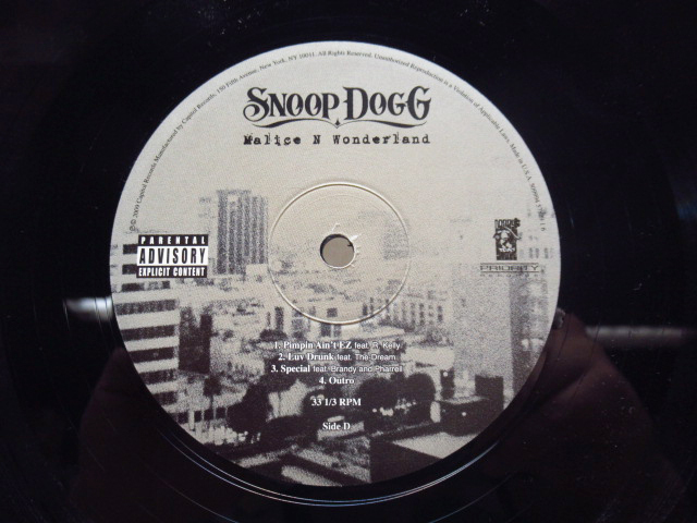 Snoop Dogg Malice N Wonderland スムープドッグ DOGGY STYLE RECORDS 2LP アルバム 509993 08942 1 1 管理D01_画像9