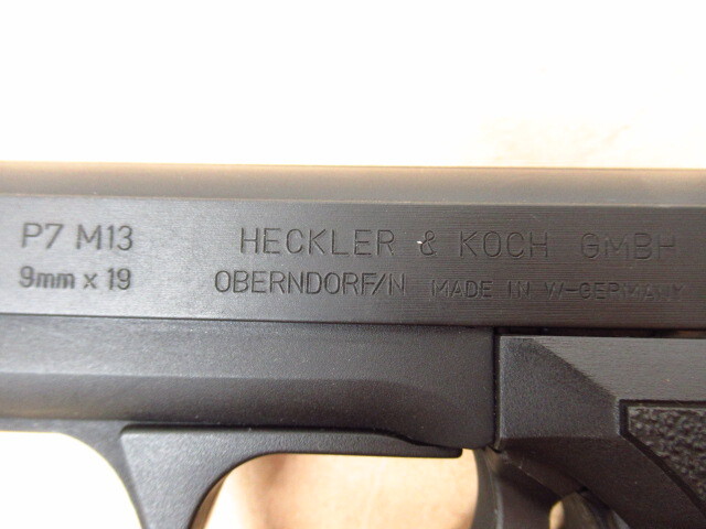 HK P7M13 HECKLER&KOCH ヘッケラーアンドコッホ GMBH OBERNDORF/N ガスガン 9mm×19 92604 M13 管理6NT0228C-A05_画像8