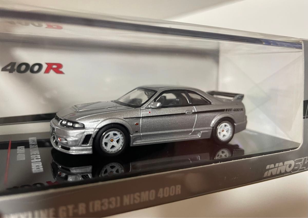 イノモデル 1/64 日産 スカイライン GT-R R33  NISMO 400R  ソニックシルバー 