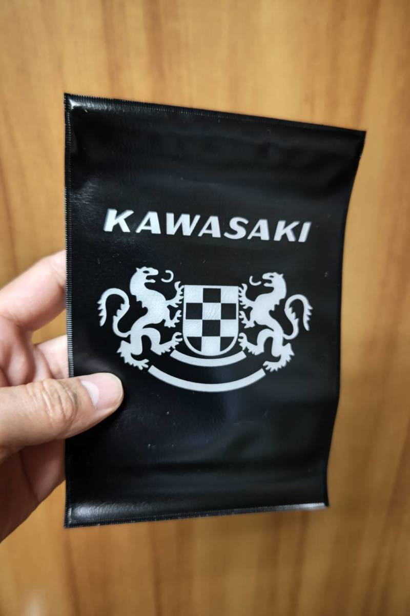 KAWASAKI車検証入れ　Z1Z2Z900Z400FXZ750FXZ750RSマッハKH絶版ナナマル向い獅子向かい獅子外装テール富士河口湖オートジャンボリー_画像1