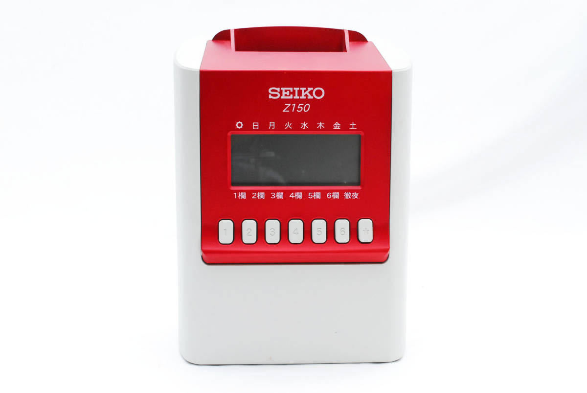 o728* electrification OK time recorder SEIKO Z150* Seiko time card 