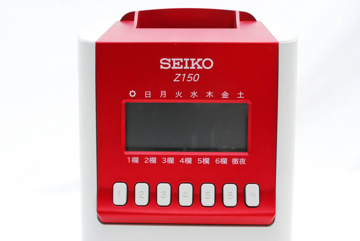 o728* electrification OK time recorder SEIKO Z150* Seiko time card 