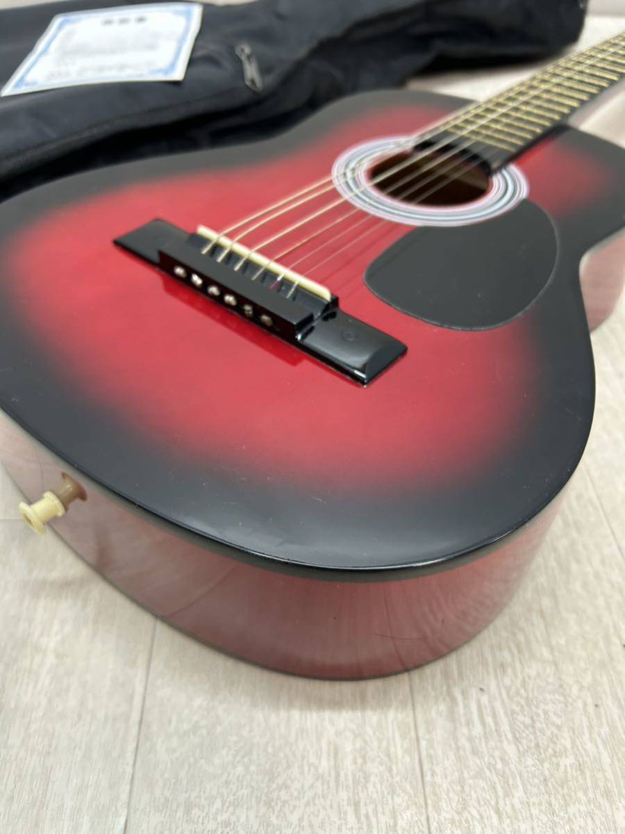 ◯セピアクルー ミニアコースティックギター W-50/RDS レッドサンバースト ソフトケース付き◯SepiaCrueの画像2