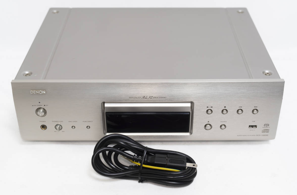 Denon CD/SACDプレーヤー プレミアムシルバー DCD-1500SEの画像1