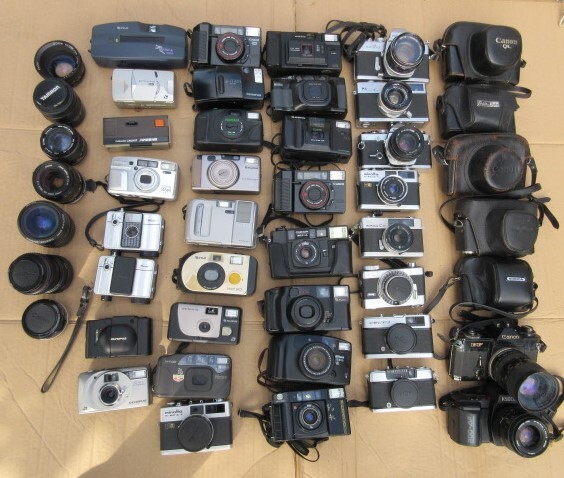 フィルムカメラ まとめ売り 40個 ジャンク品 コニカ キャノン 他