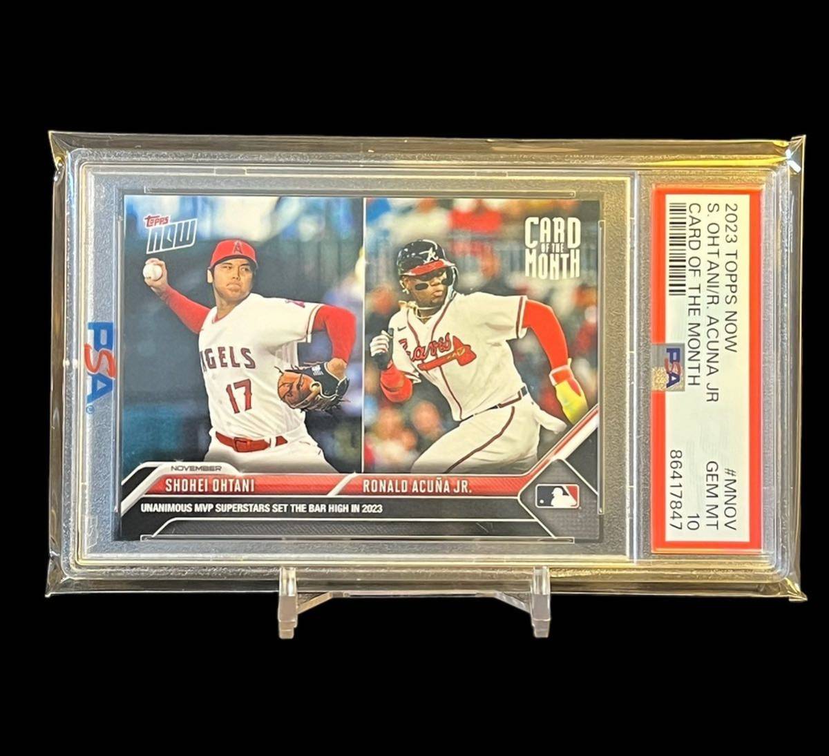 豪奢な CARD Now Topps 大谷翔平 会員限定 非売品 PSA10 OF jr月間MVP