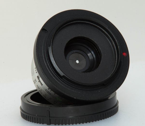 【改造レンズ】YASHINON-DX 2.8/40mm 【YASHICA エレクトロ35MC】の富岡光学製のレンズをSONY Eマウントレンズに改造　_画像6