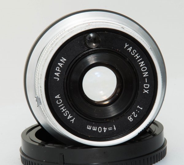 【改造レンズ】YASHINON-DX 2.8/40mm 【YASHICA エレクトロ35MC】の富岡光学製のレンズをSONY Eマウントレンズに改造　_画像3