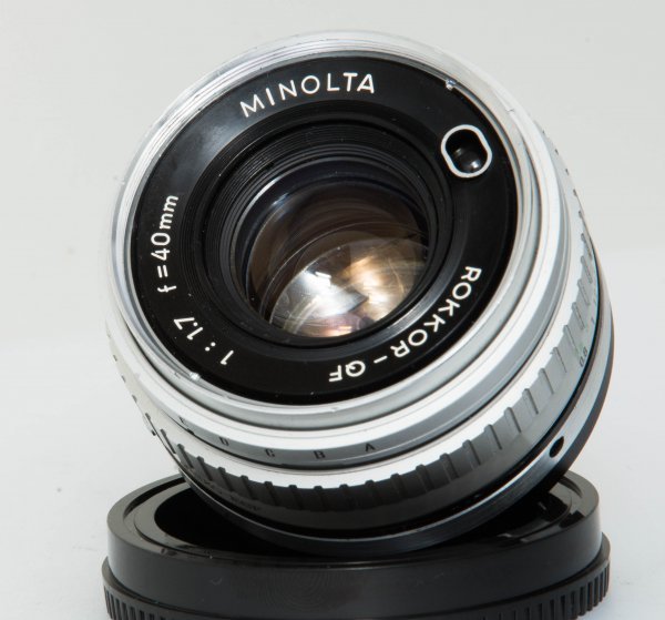 【改造レンズ】ROKKOR-QF F1.7/40mm 【MINOLTA HI-MATIC E】をSONY Eマウント（NEX）用レンズに改造_画像1