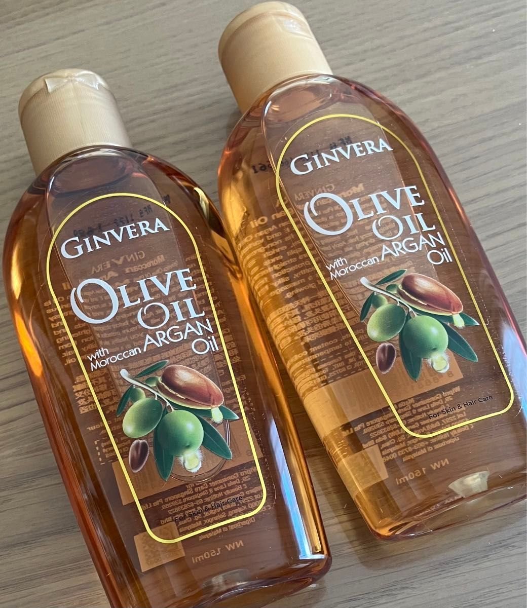 【新品未使用】 Olive  Argan オリーブオイル　アルガン　150ml 2本