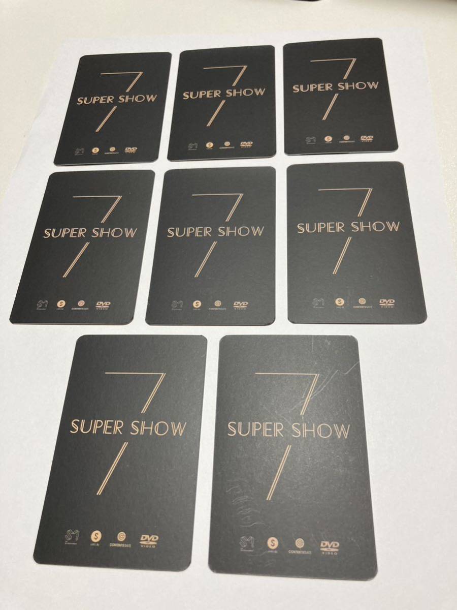 SUPER JUNIOR　SUPER SHOW 7　スパショ　DVD封入特典トレカ ８種セット_画像2