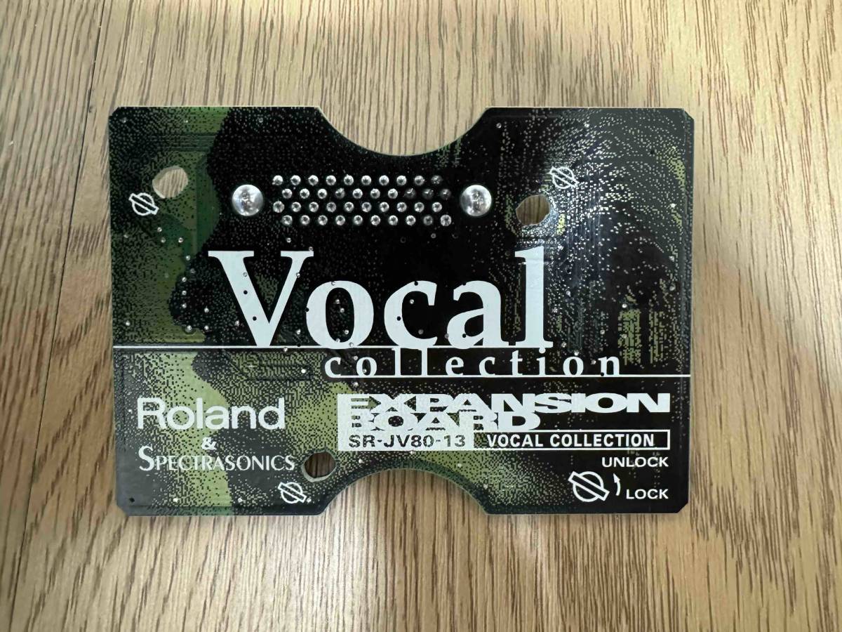 【拡張ボード】Roland SR-JV80-13 Vocal collection_画像1