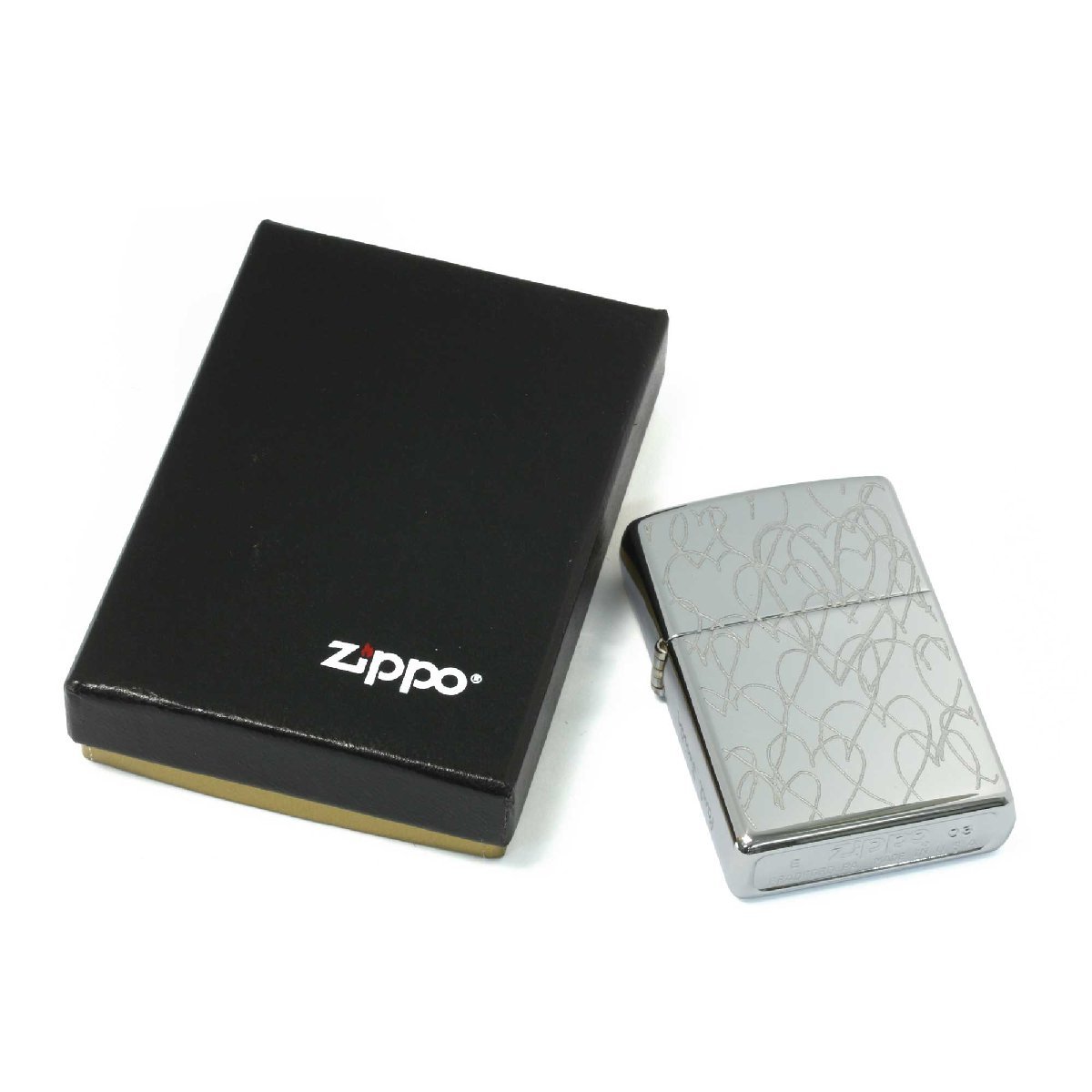絶版/ヴィンテージ Zippo ジッポー 中古 2003年製造ZIPPO Paul Smith Random Heart ランダムハート [S]ほぼ新品同様_画像9