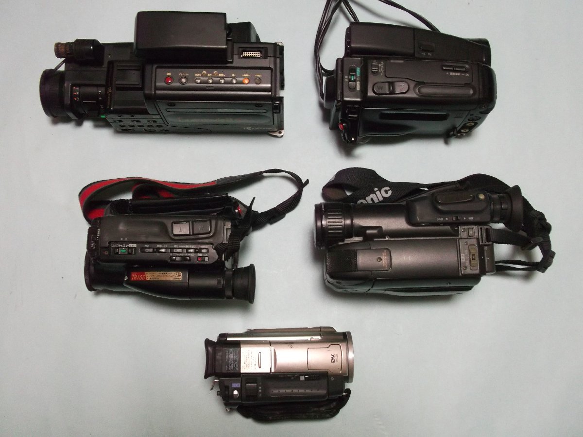 5台セット★SONY CCD-TR105・Panasonic NV-S5・他★8ミリカメラ・デジタルビデオカメラの画像2