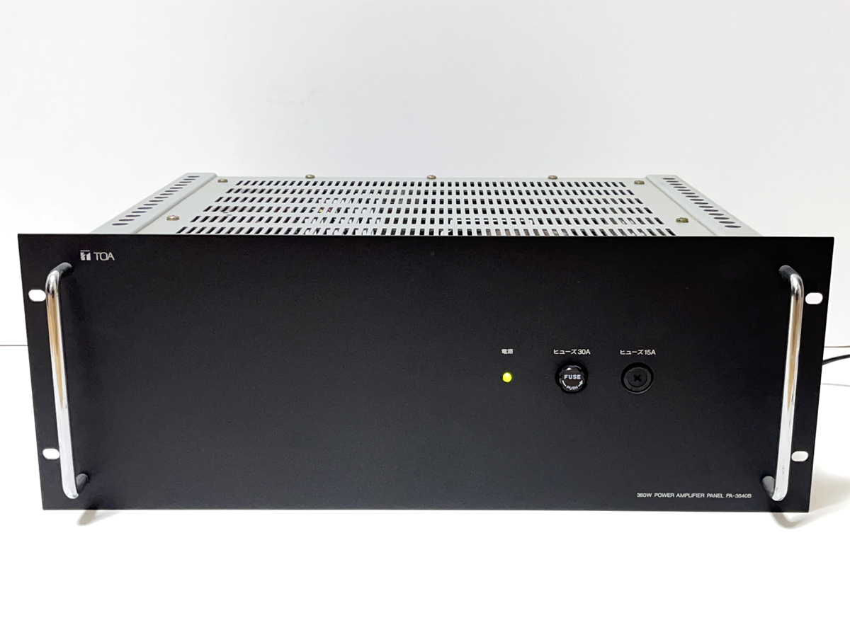 Yahoo!オークション - TOA PA-3640B パワーアンプパネル 定格 Yahoo!オークション - TOA PA-3640B パワーアンプパネル 定格