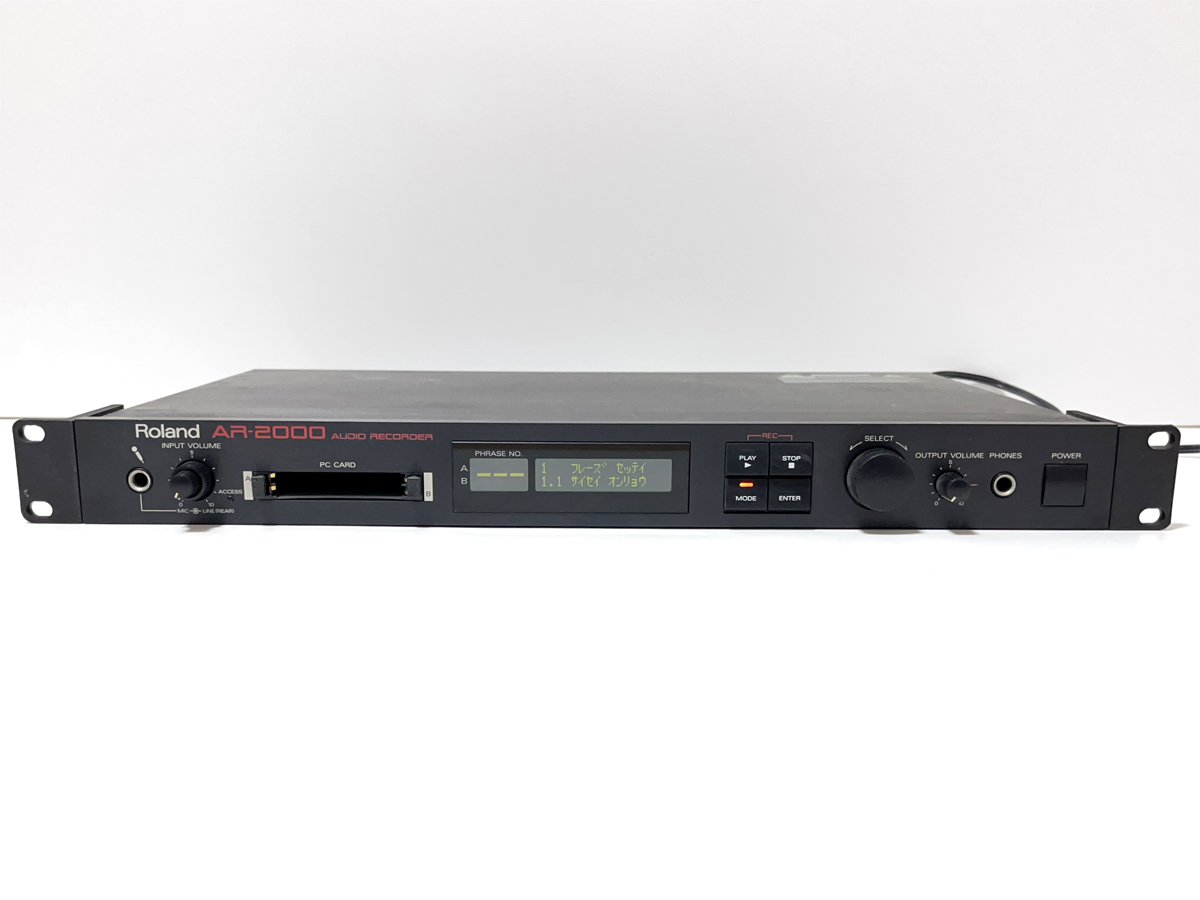 Roland AR-2000 デジタルオーディオレコーダー PCカード付 ローランド Audio Recorder の画像2