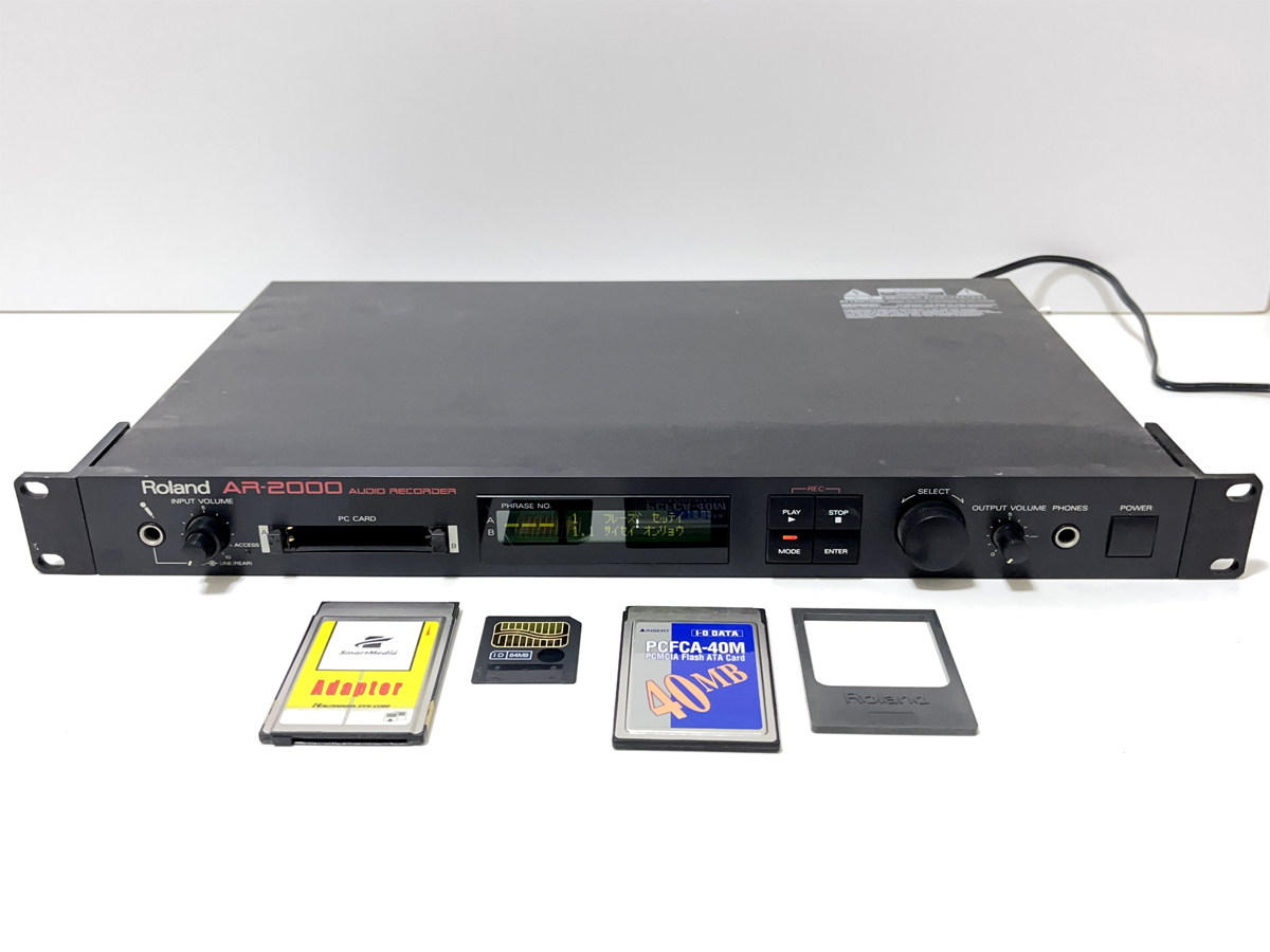 Roland AR-2000 デジタルオーディオレコーダー PCカード付 ローランド Audio Recorder の画像1