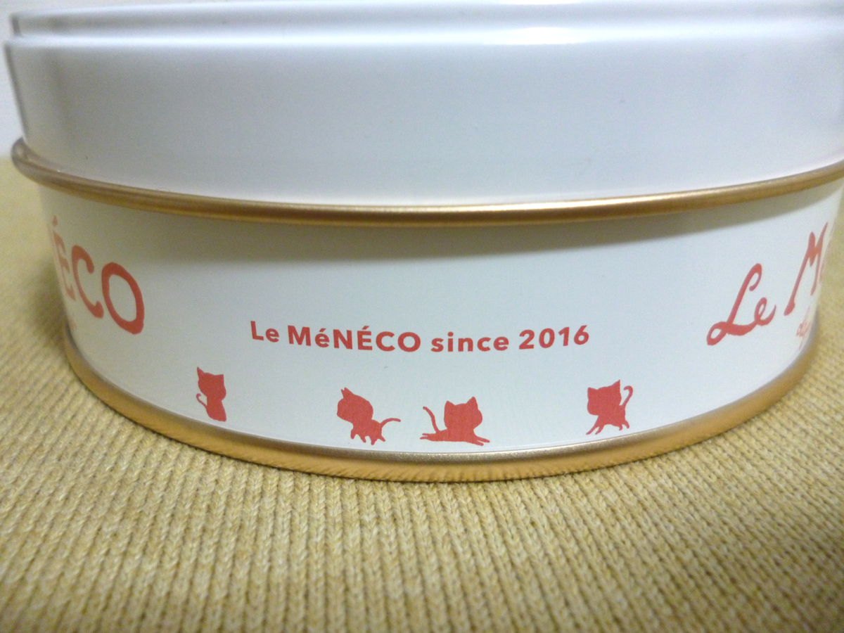 ル・メネコ Le MeNECO 丸缶 カン 空き缶 猫 ねこ ネコ クリスマス レモン 広島_画像4