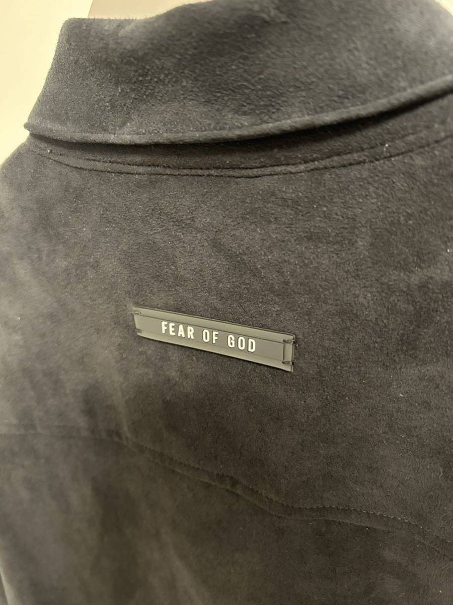 fear of god SIXTH COLLECTION スウェードシャツジャケット 長袖シャツ ボタンダウンジャケット 裏キルティング　サイズ/XS_画像3