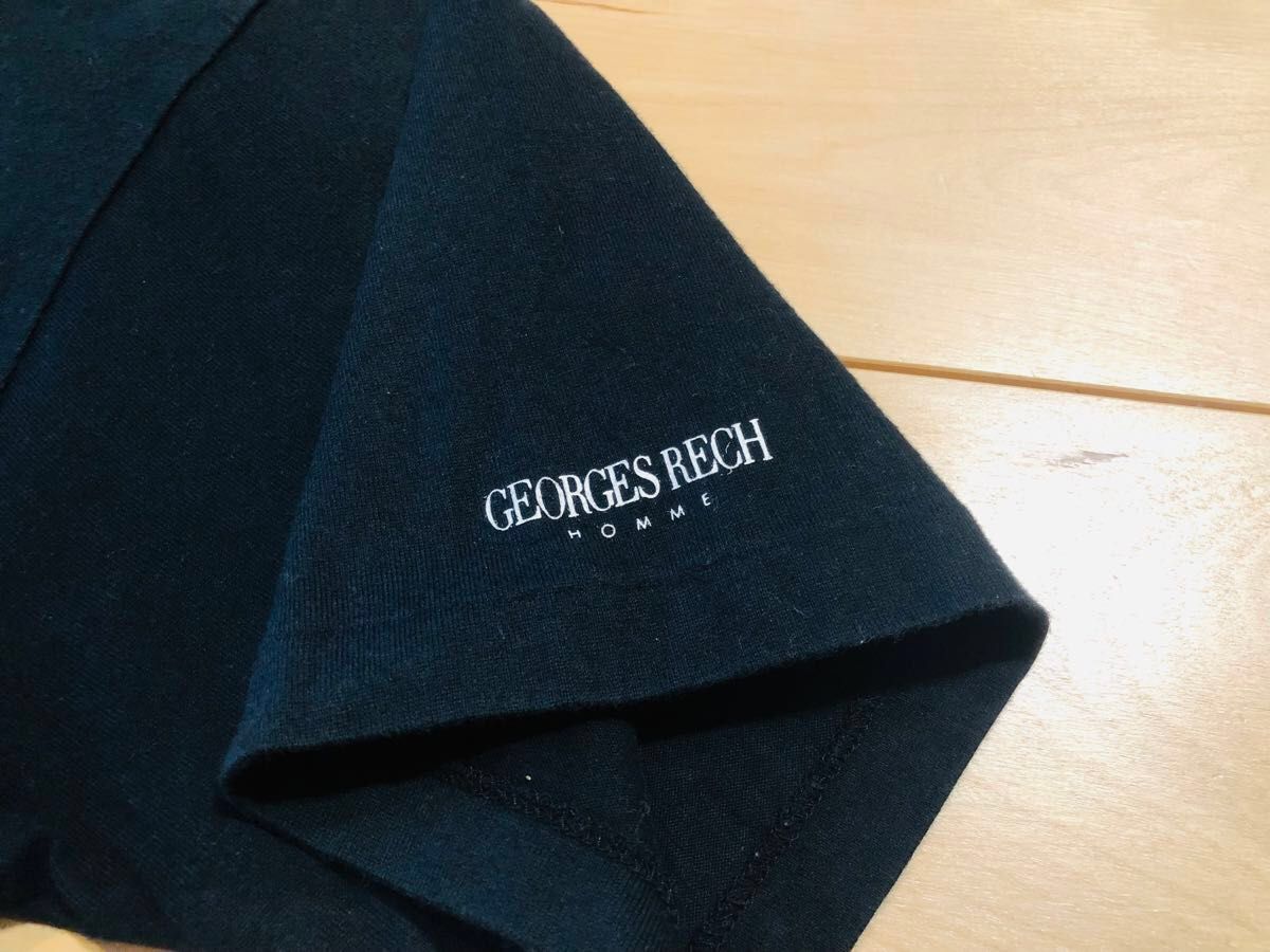 Tシャツ　 半袖 黒　GEORGES RECH HOMME ジョルジュレッシュ　パジャマ　メンズ　レディース　トップス