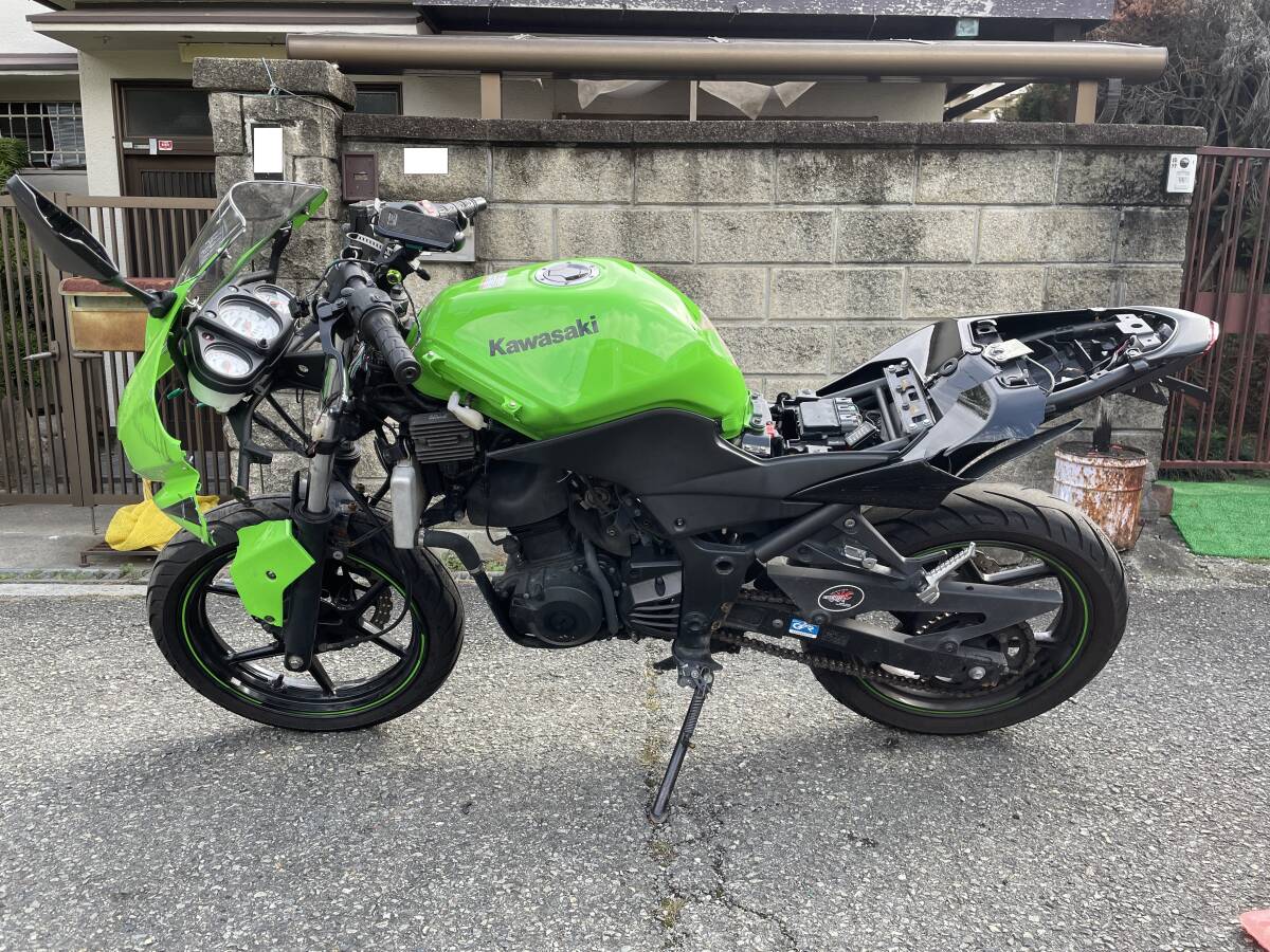 カワサキ ニンジャ250R EX250K-A36＊＊＊　 書類 鍵付き NINJA250R レストアベースor部品取り車_画像5