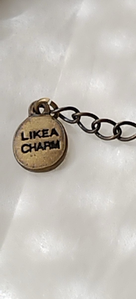 Like a Charm 　イタリアヴェネチアンビーズネックレス　未使用品　ケース栞付き_画像6