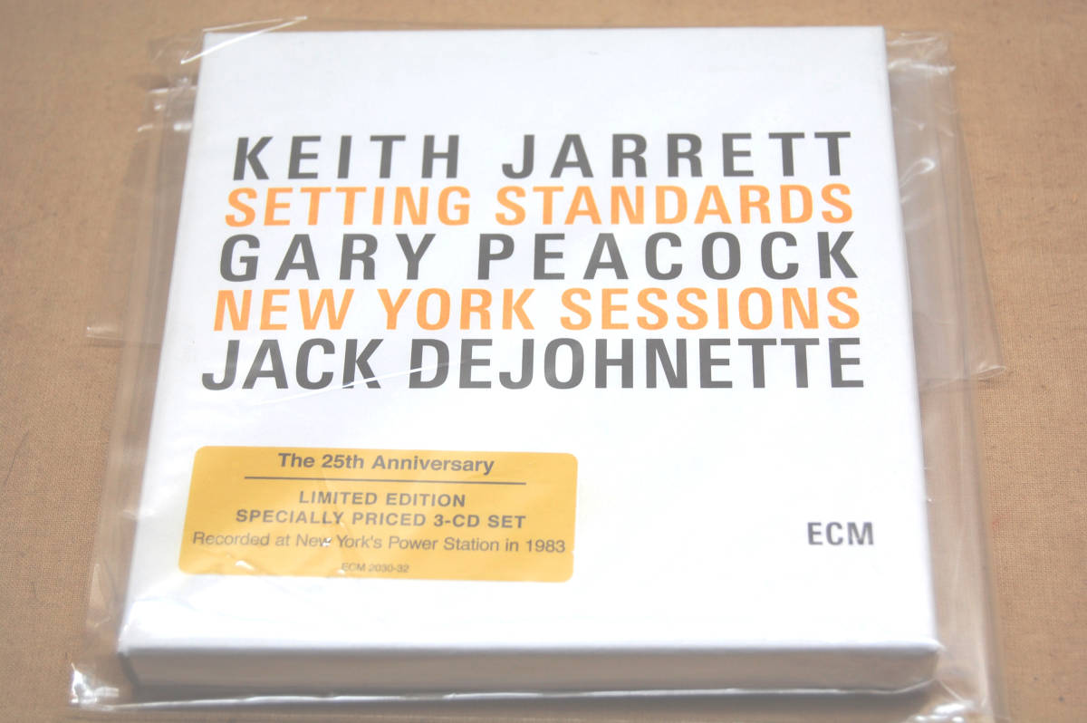 CD　K. Jarret, G. Peacok, J. Dejohnette／Setting Standards New York Sessions Limited Edition 3CD Box Set ECM2030-32（新品）_画像1