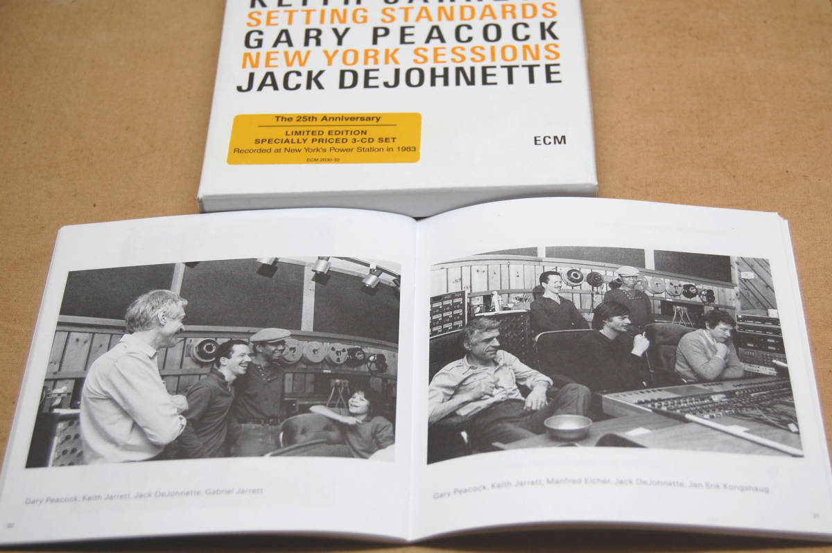 CD　K. Jarret, G. Peacok, J. Dejohnette／Setting Standards New York Sessions Limited Edition 3CD Box Set ECM2030-32（新品）_画像4