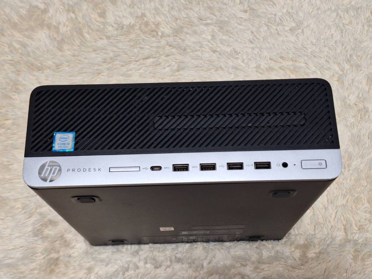 HP ProDesk 600 G4 SFF Core i3-8100 3.6GHz/4GB/HDD500GB/DVDマルチ/OS有（デジタルライセンス有）/動作確認済_画像1