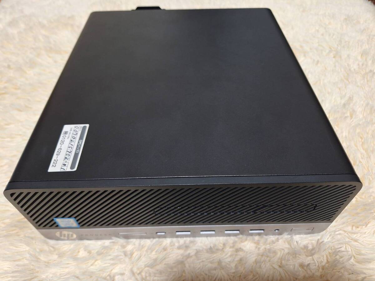 HP ProDesk 600 G4 SFF Core i3-8100 3.6GHz/4GB/HDD500GB/DVDマルチ/OS有（デジタルライセンス有）/動作確認済_画像3