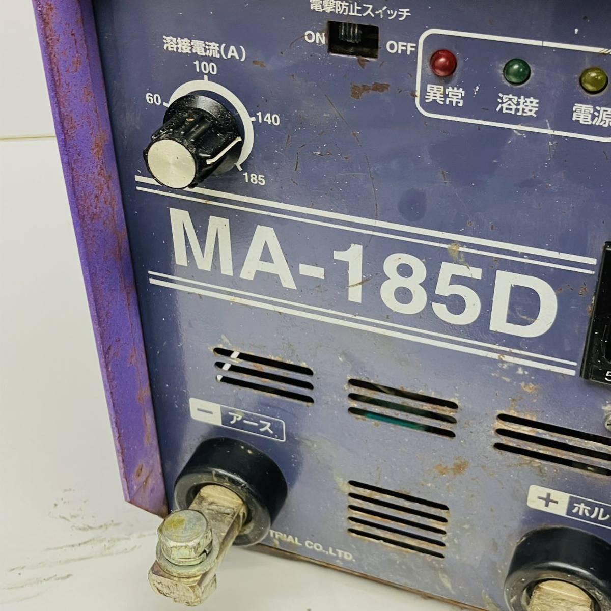 動作良好 送料無料 マイト 直流インバーター溶接機 MA-185D 未使用ホルダー、アースクリップ付きの画像3