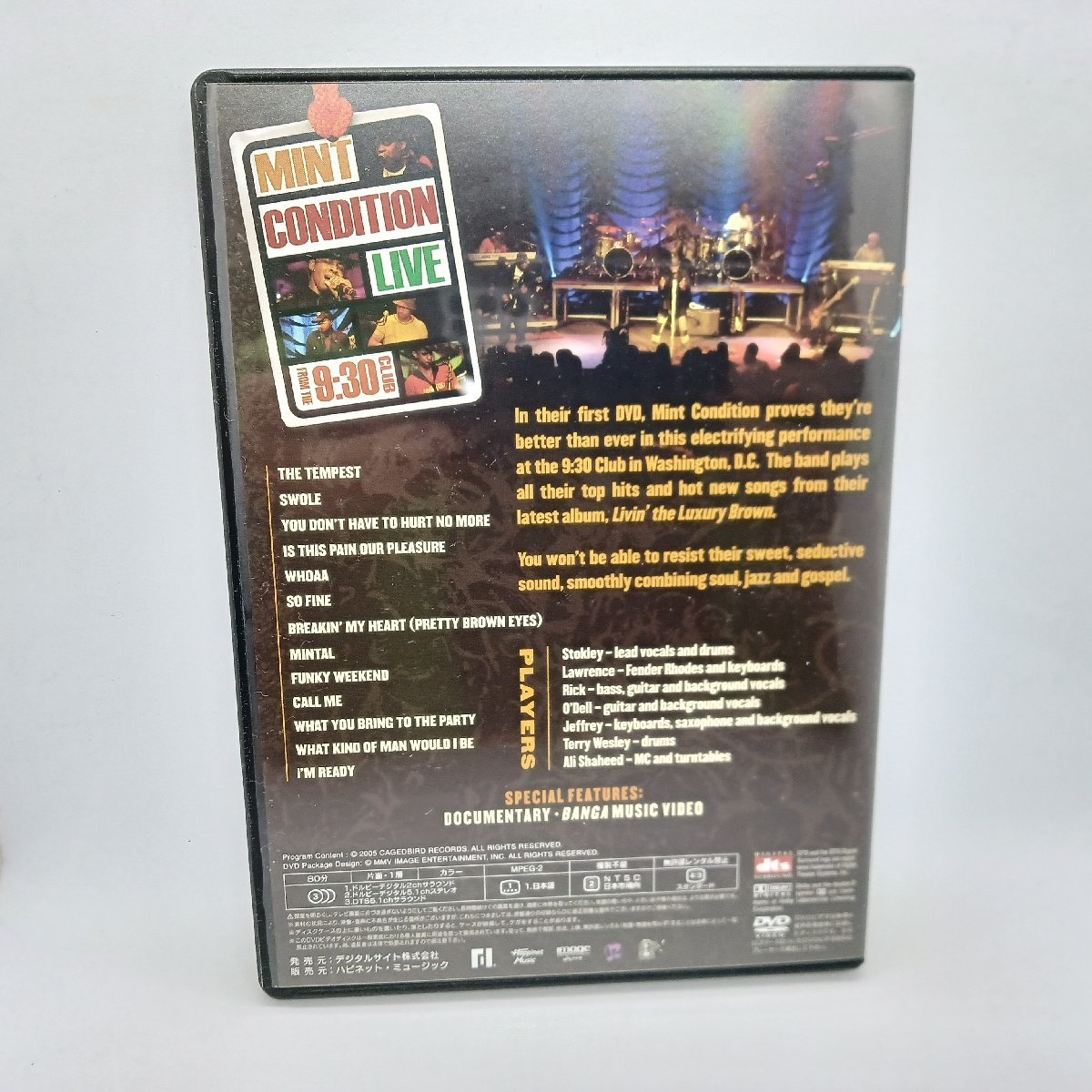MINT CONDITION LIVE FROM THE 9:30 CLUB (DVD)_画像2
