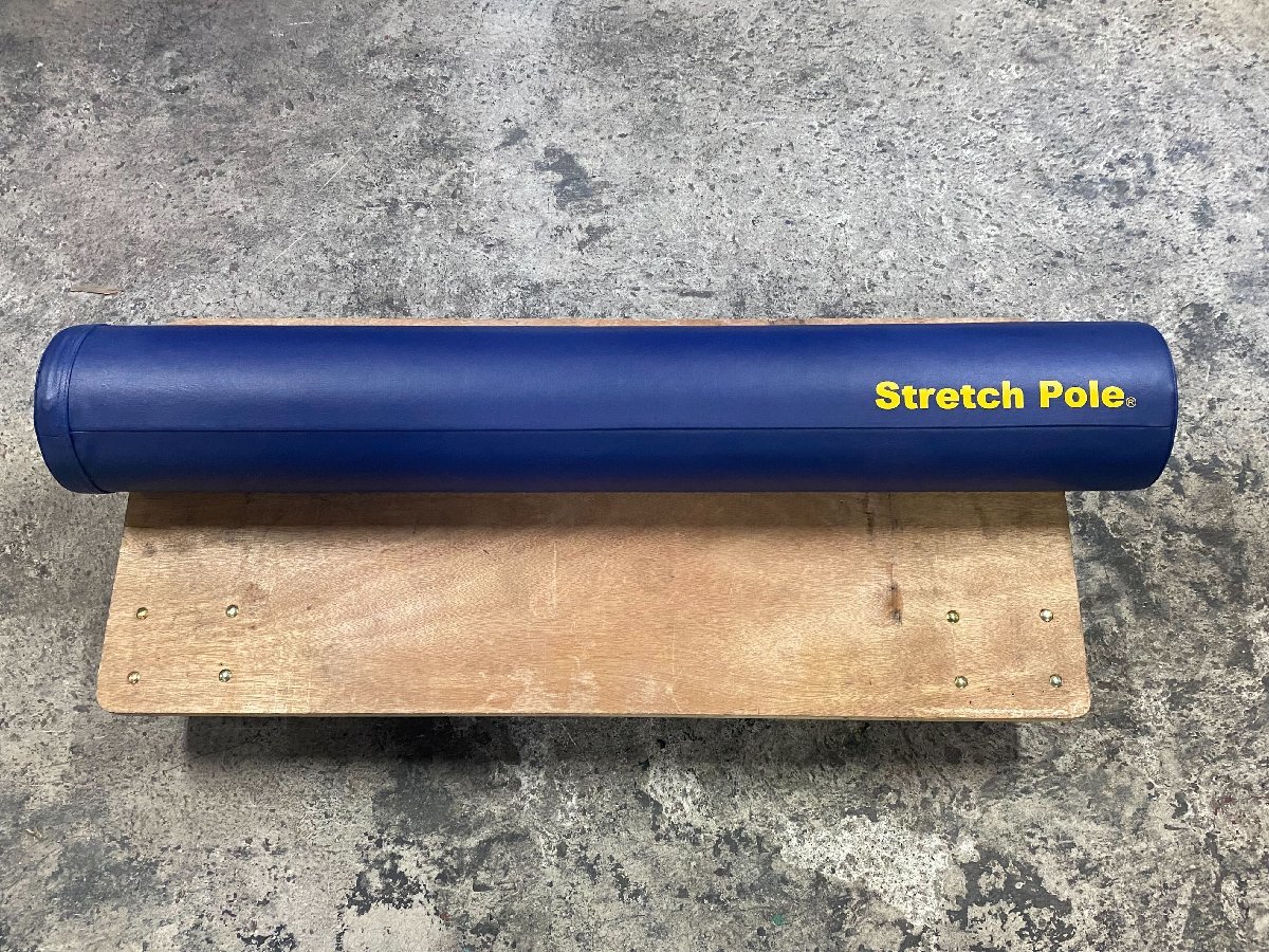 ◇[中古]LPN ストレッチポール EX ネイビー Stretch Pole 長さ98cm 直径15cm 現状品 ストレッチ エクササイズの画像1