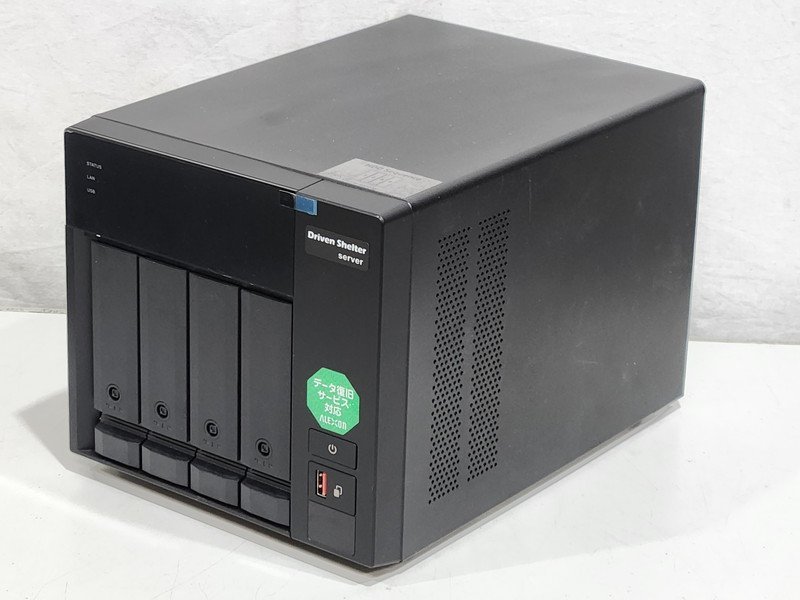 [現状品] ALEXON NAS Driven Shelter DS-420RM(NAS-473AG) 4TB(1TBx4台) RAID5 Ver4.5.4.1993.JPN 鍵欠品 (1)_画像1