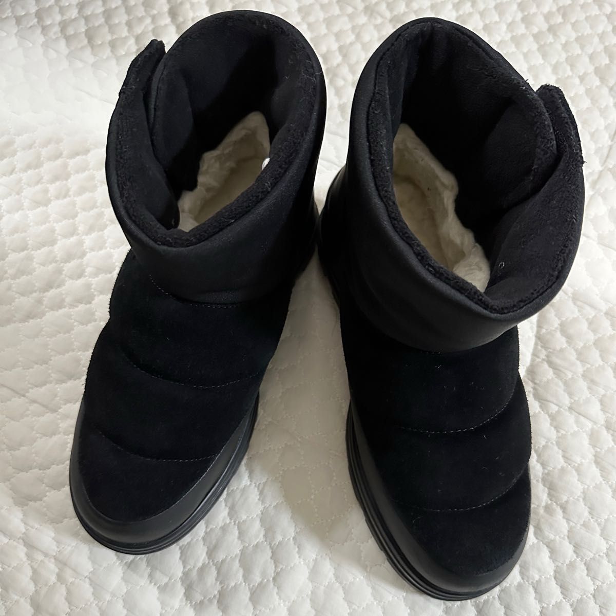 UGG アグ クラシックミニ Klamath クラマス アンクルブーツ 美品　ボア　ブラック　黒　厚底　