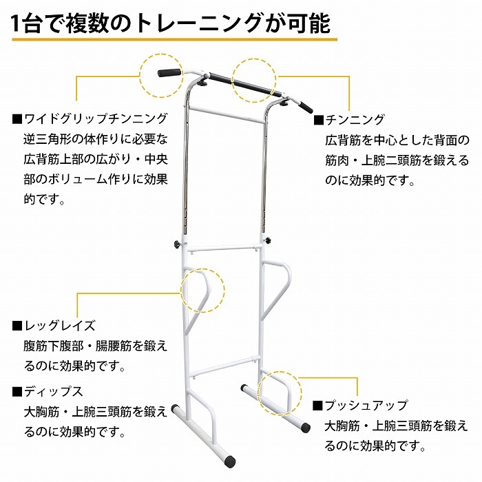 5段調整 チンニングマスター ぶら下がり 健康器具 背筋伸ばし 腹筋 腰痛 骨盤ゆがみ 懸垂 懸垂マシン ストレッチ ダイエット_画像4