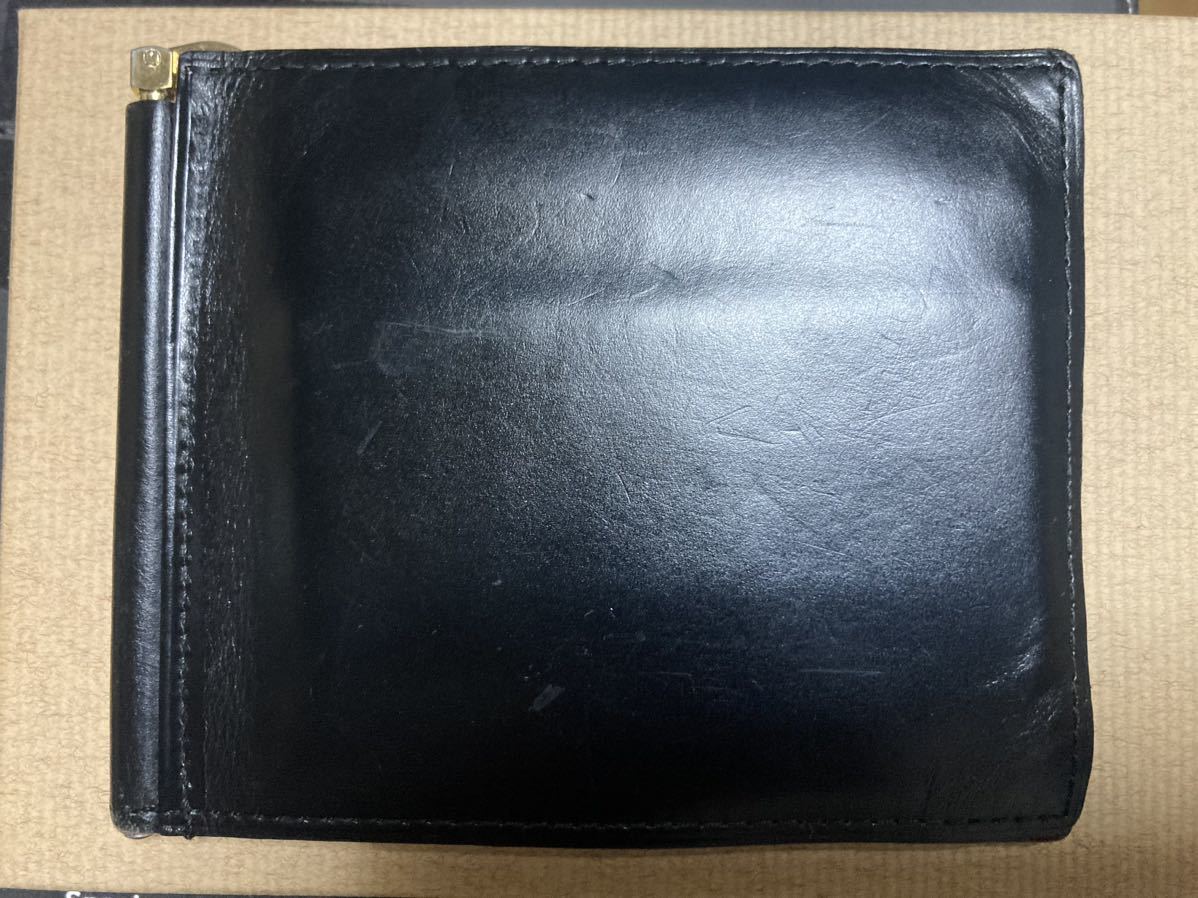 GANZO ガンゾ シンブライドル　マネークリップ　二つ折り財布　ブラック　黒_画像2