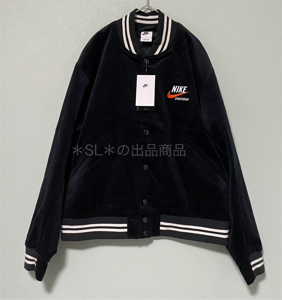 M 新品 NIKE ナイキ ボンバージャケット トレンド スタジャン 黒 M 新品 NIKE ナイキ ボンバージャケット トレンド スタジャン 黒