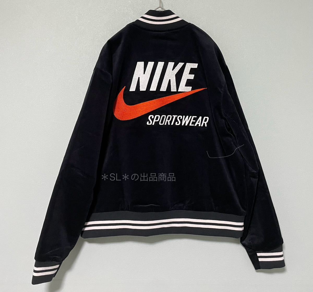 M 新品 NIKE ナイキ ボンバージャケット トレンド スタジャン 黒 M 新品 NIKE ナイキ ボンバージャケット トレンド スタジャン 黒